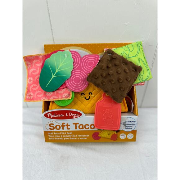 Melissa & Doug Baby Soft Toy, Taco Fill and Spill - Picture 2 of 5